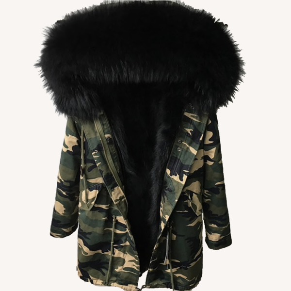 Camouflage Parka Jacket – Baddie Exclusives Boutique