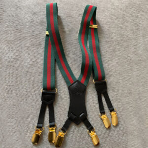 red and green suspenders