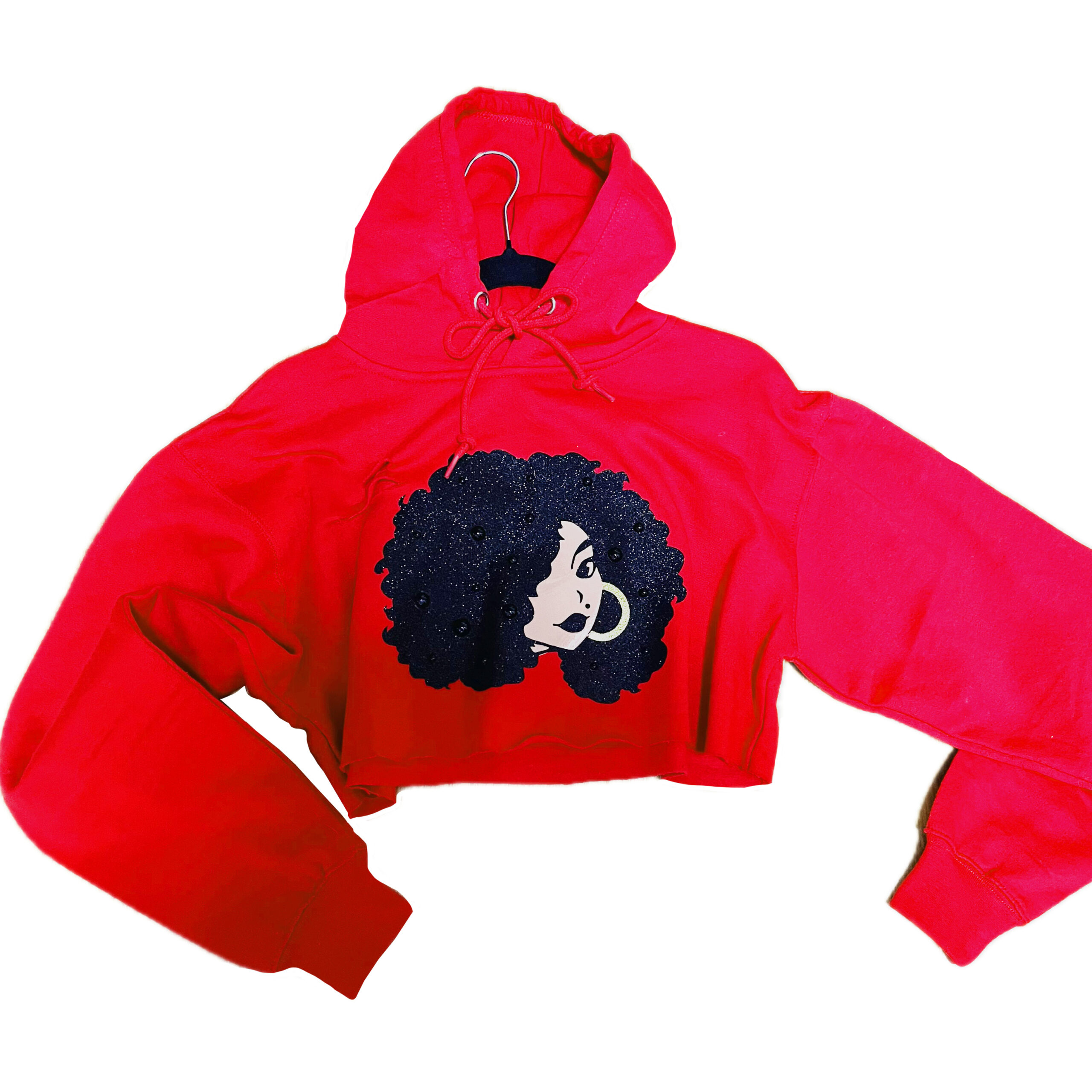 baddie crop hoodie