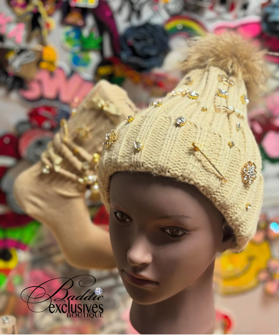 Junk Hat with brooches